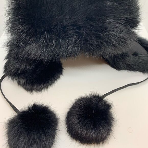 Surell Dyed Fox Fur Trapper Hat - Picture 4 of 10